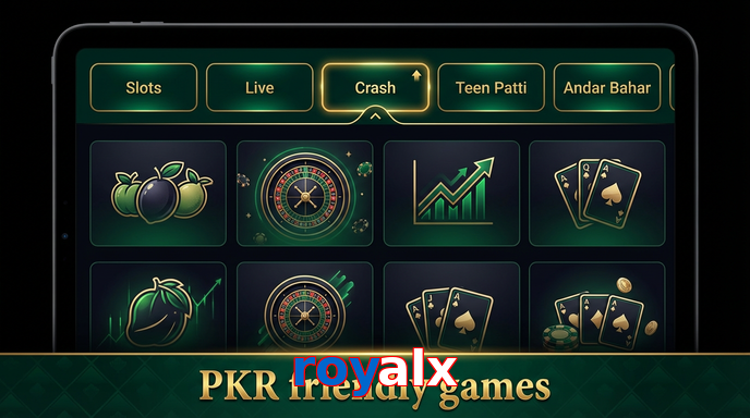 Game list for Royalx games section